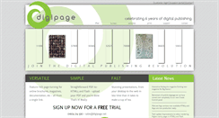 Desktop Screenshot of digipage.net