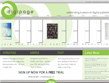 Tablet Screenshot of digipage.net